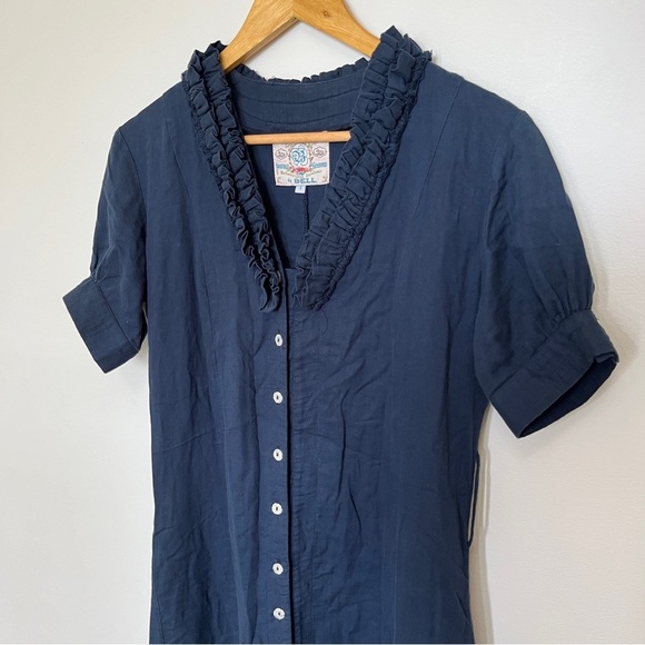 Bell by Alicia Bell Fine Garments Shirt Dress Size 4 - Picture 2 of 5